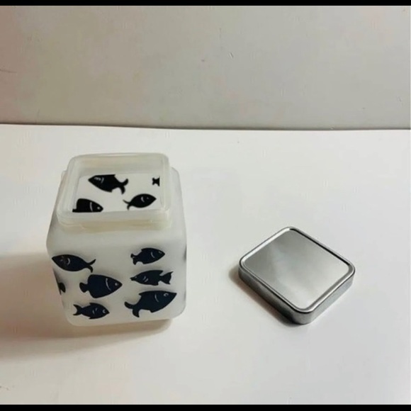 Brand New Glass Cat Treat Canister - Picture 5 of 5